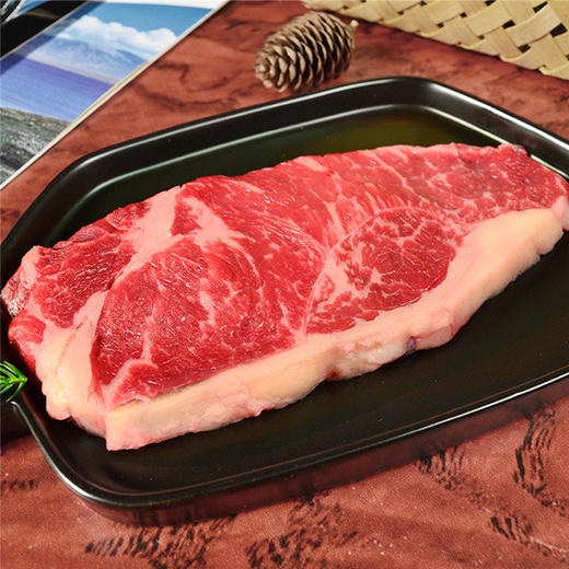 【冷冻】天莱香牛安格斯有机西冷牛排A1 500g*2 商品图3