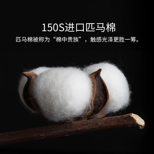 高端140支匹马棉四件套奢华长绒纯棉被套真丝质感五星级酒店床上用品 商品图1