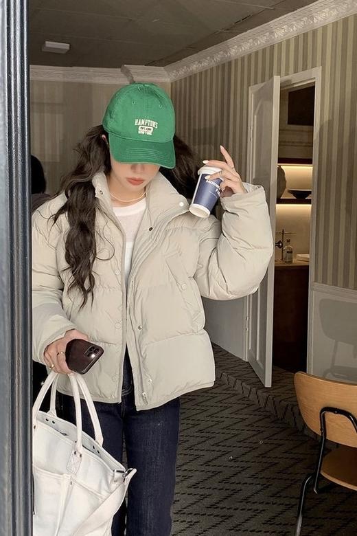 LNNNS 米白百搭面包羽绒服 17771 商品图2