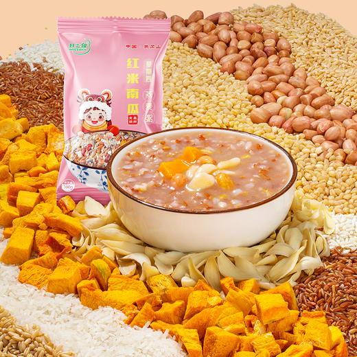 井之绿红米南瓜七日粥2800g杂粮粥礼盒 商品图4