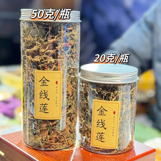 野生金线莲 藏地发货 20克/瓶、50克/瓶 商品图3