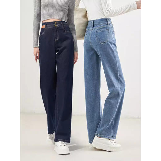 裁缝学苑AS178窄版阔腿裤纸样女装高腰牛仔裤直筒女裤子服装打板版型 商品图6