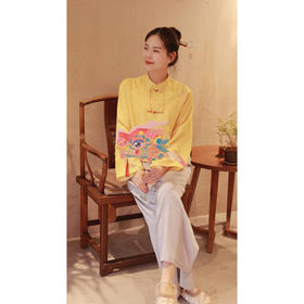 【线上专属】【春满人间系列】阔腿裤（24709102-素采）