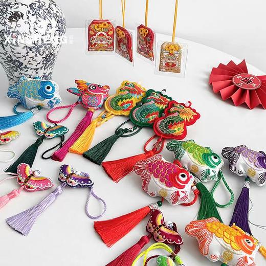 【新年捡漏款25元5条】莲花款流苏胖胖鱼香包 商品图8
