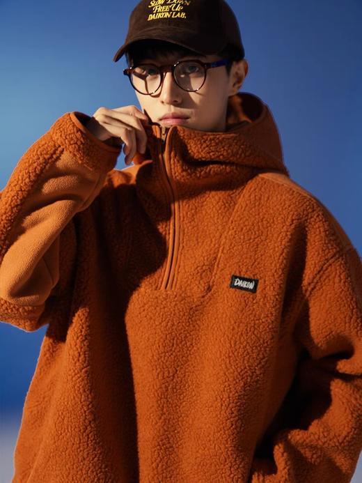 DAIKON Lab 23AW HEAVY HOODIE 羊羔绒重磅连帽外套 商品图4