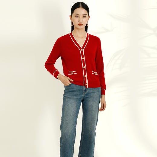 朵拉梵西针织开衫F27A1303 商品图0