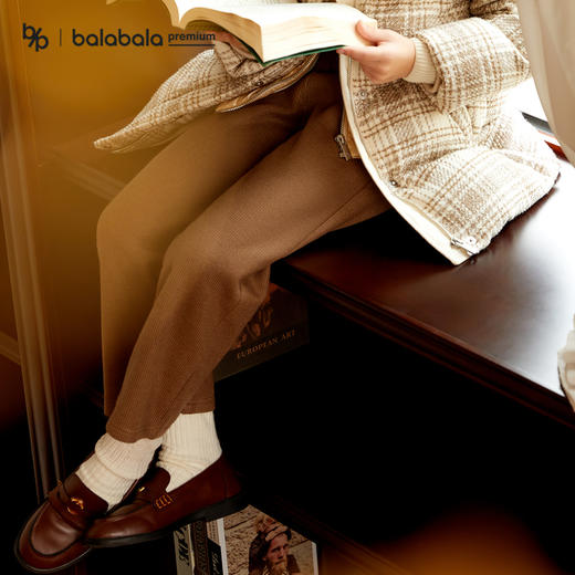 【premium】巴拉巴拉高端线冬摩登庄园系列仿毛织阔腿裤女 商品图0