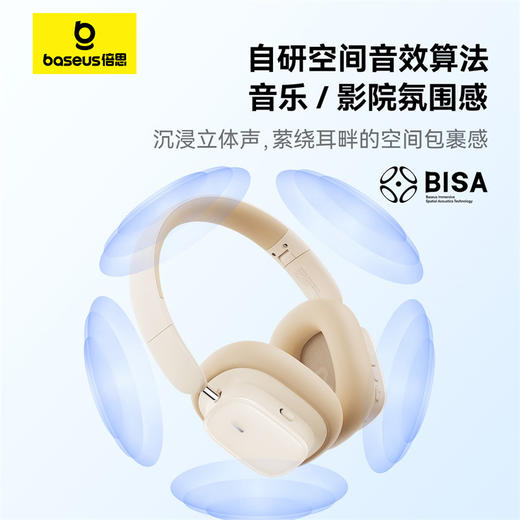 倍思 Bowie系列 H1i 头戴式降噪蓝牙耳机 商品图2