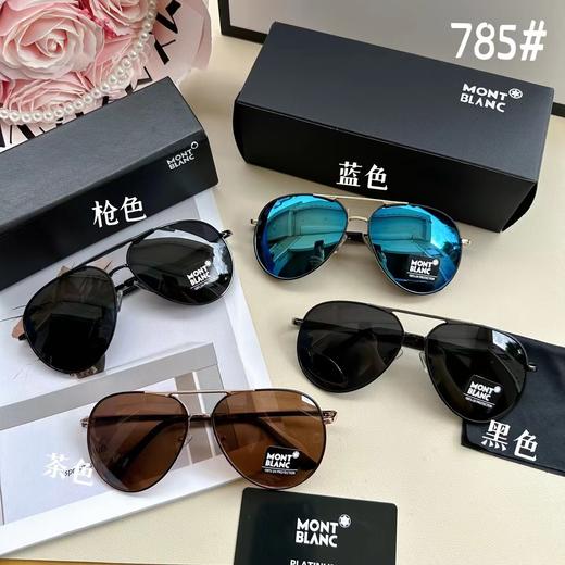 【万宝龙偏光太阳镜785#】万宝龙 高端休闲偏光太阳镜整副眼镜 商品图0