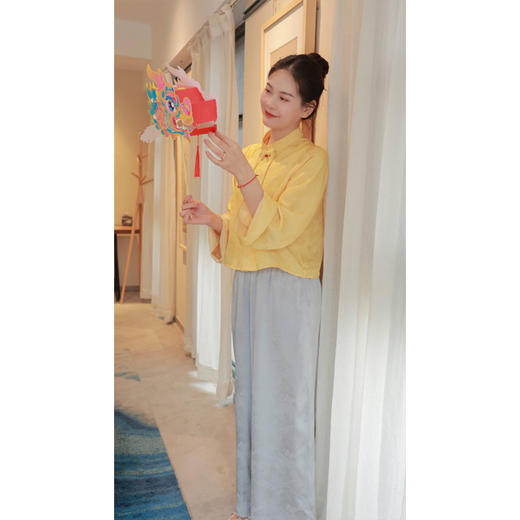 【线上专属】【春满人间系列】阔腿裤（24709102-素采） 商品图2