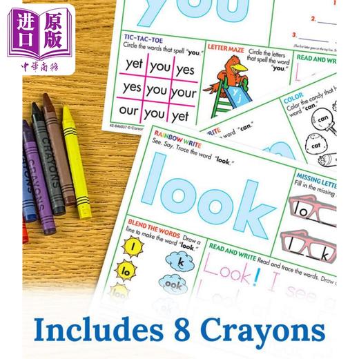 【中商原版】英语读写单词盒 4-7岁 Carson Dellosa Key Education Read Write First Words Manipulative 美国CarsonDellosa 商品图3