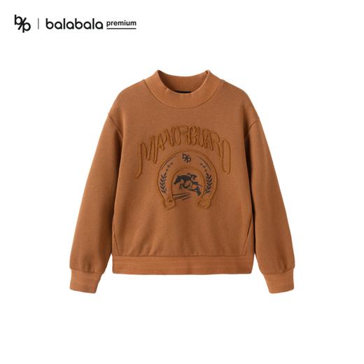 【premium】巴拉巴拉高端线冬摩登庄园系列男羊毛刺绣长袖卫衣 商品图4