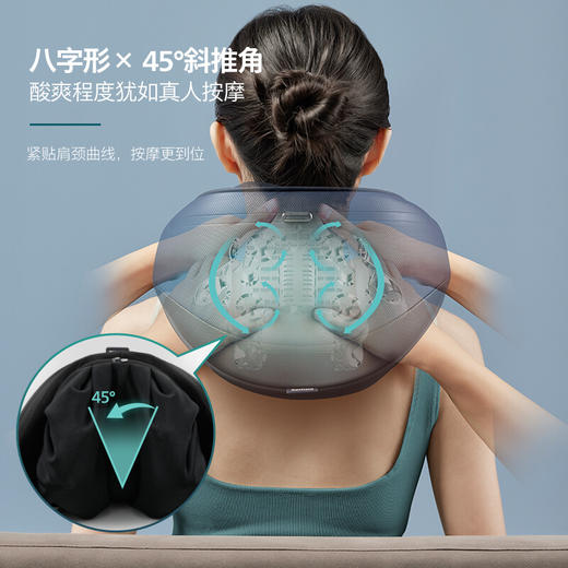 飞利浦（PHILIPS）5201N 颈椎按摩器 斜方肌按摩披肩颈按摩器颈部按摩仪 腰部揉捏热敷 年会礼品生日礼物PPM5201N 商品图5