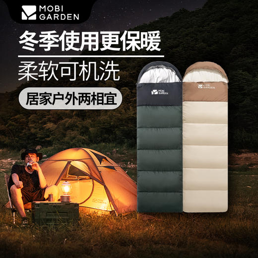 【云上泰富】&牧高笛Mobi Garden/Mobi Garden/牧高笛精致露营睡袋大人户外露营保暖成人室内防寒单人便携祥云睡袋 商品图0