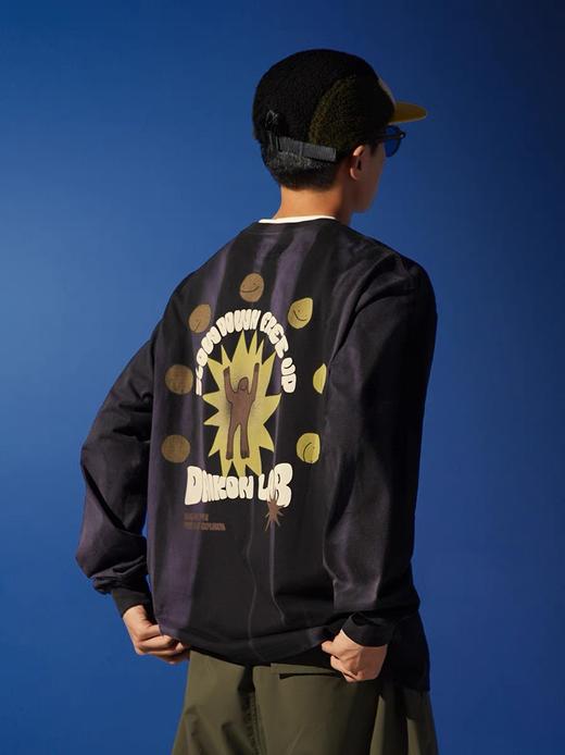DAIKON Lab 23AW Printed L/S T 复古扎染印花长袖T恤 商品图1
