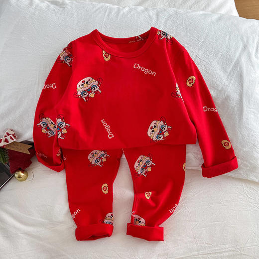 【新年红39.9/套起】3A抗菌秋衣裤A类抑菌长绒棉套装聚 商品图5