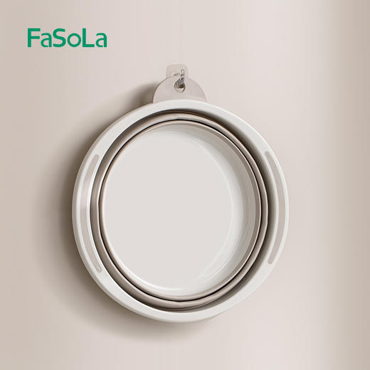 FaSoLa便携式可折叠盆浴室用盆旅行户外婴儿盆家用冲凉房塑料盆子 商品图10