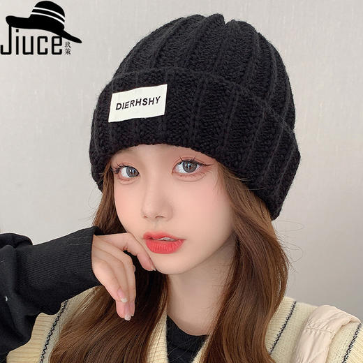 女贴标毛线帽1982 商品图3