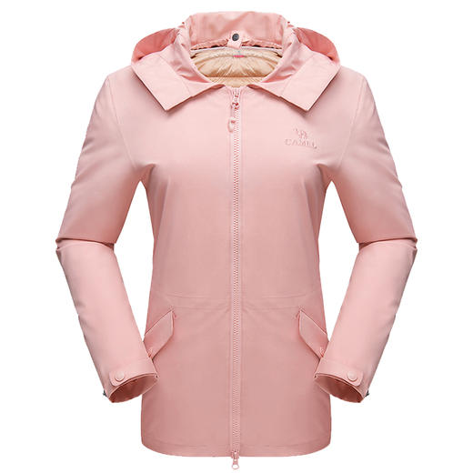 骆驼户外冲锋衣男女羽绒服内胆两件套加厚三合一可拆卸秋冬季外套T9W131122 商品图2