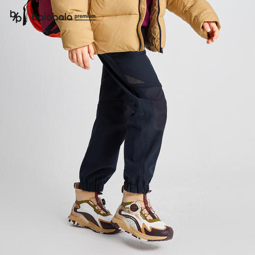 【bp】巴拉巴拉高端冬山野徒步B-ProTech+户外软壳耐磨保暖长裤 商品图1
