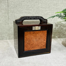 酸枝+缅花提盒/首饰盒