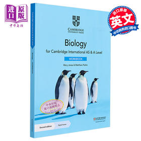 【中商原版】剑桥大学出版NEW Cambridge International AS & A Level Biology Workbook with Digital Access (2 Years)