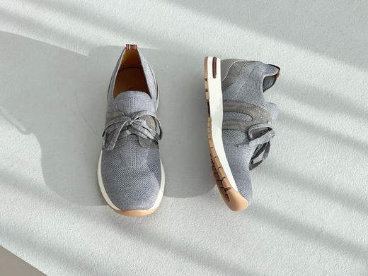 19-7奢侈脚感 LP胶囊 wish羊毛针织 侧边加固 系带休闲鞋 自留 商品图8