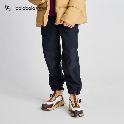 【bp】巴拉巴拉高端冬山野徒步B-ProTech+户外软壳耐磨保暖长裤 商品图2