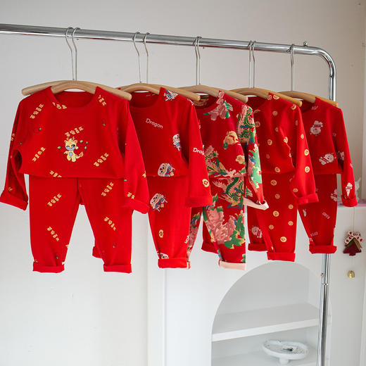 【新年红39.9/套起】3A抗菌秋衣裤A类抑菌长绒棉套装聚 商品图0