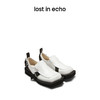 lost in echo2024春季新款设计师品牌斜方头齿轮底扣带乐福鞋扣带 商品缩略图0
