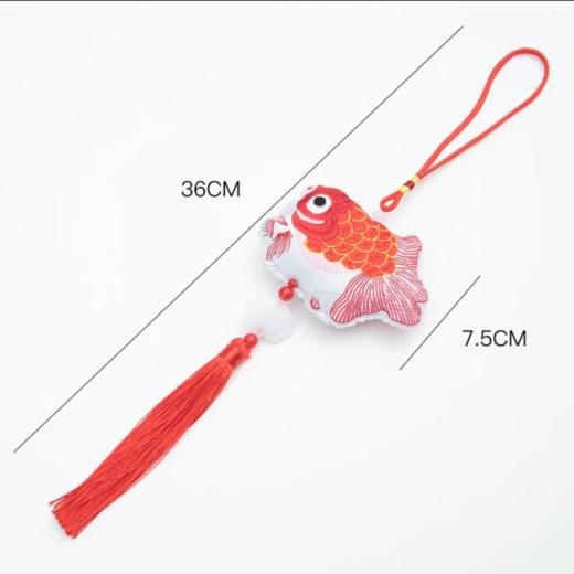 【新年捡漏款25元5条】莲花款流苏胖胖鱼香包 商品图12