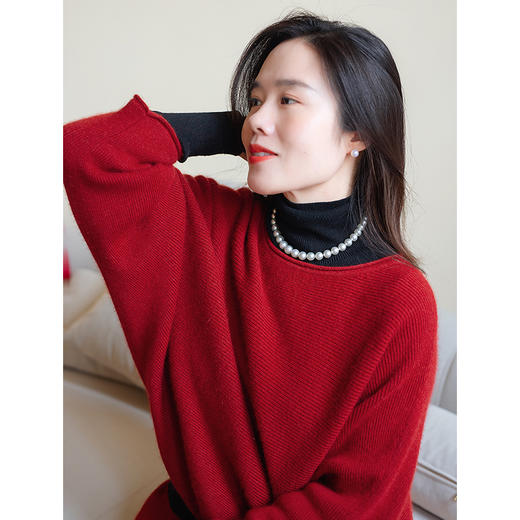 7天内发货丨温婉知性，新年气氛拉满，超喜庆，羊毛套装 商品图5