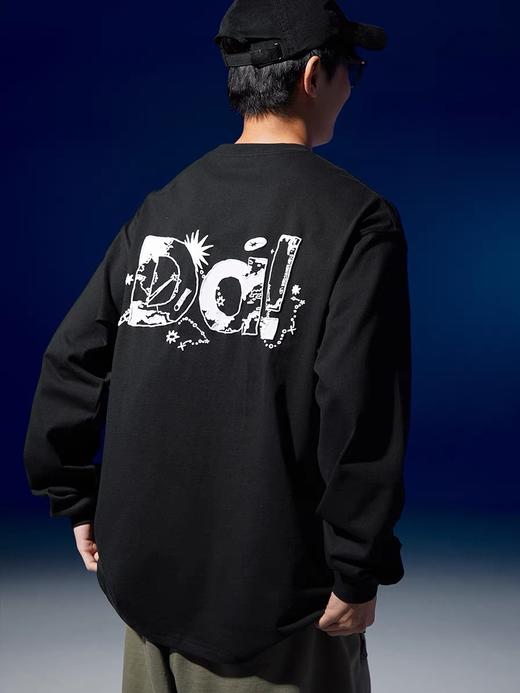 DAIKON Lab 23AW L/S TEE Da!新logo立体印花圆领长袖T恤 商品图3