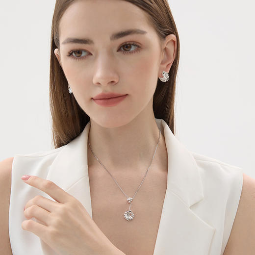 盐岛 洄溯系列小洄项链金色/白金色 商品图2