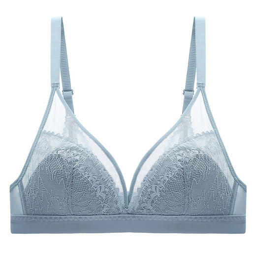 【买一送一！法式蕾丝三角杯】柔情浪漫的法式蕾丝内衣，宛若浓情巴黎，迷恋的你一眼就心动。轻薄设计，零束缚，轻松塑造完美身形。大胸显小，显瘦有型，尽显女性魅力。独特的防凸点设计，贴心呵护迷人更自信！ 商品图7