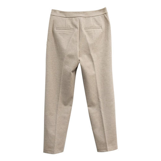 VIVIAN LIU薇薇安刘TR2357509秋女装新款斜插兜裤脚翻边直筒裤 商品图1