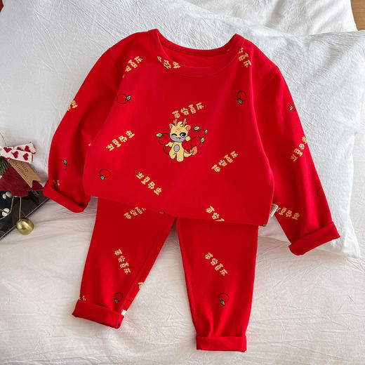 【新年红39.9/套起】3A抗菌秋衣裤A类抑菌长绒棉套装聚 商品图6