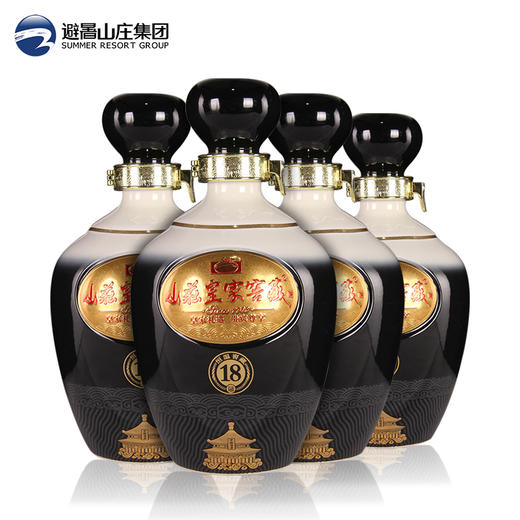 山庄皇家窖藏18 38度浓香型白酒450ml（新老包装随机发） 商品图1