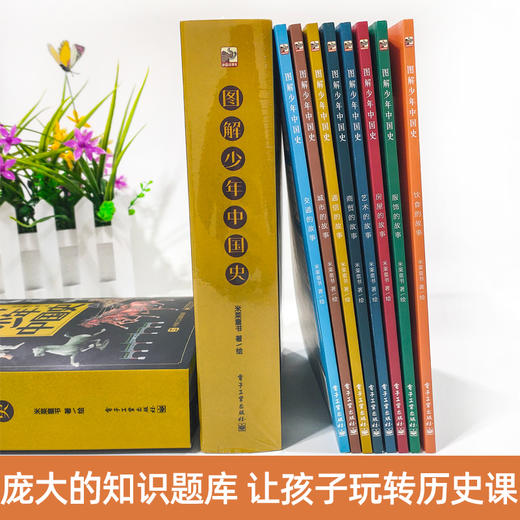 订货会赠品【7-15岁】图解少年中国史（全8册） 藏在身边的上下五千年！商贸、城市、交通、艺术、通信、服饰、饮食、房屋八大主题 商品图5