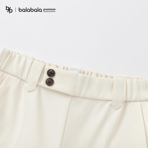 【premium】巴拉巴拉高端线23冬摩登庄园系列女百搭高腰磨毛西裤 商品图3