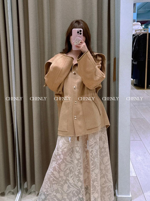 不退不换！尘衣｜原厂订单亮片刺绣花朵半裙 商品图4