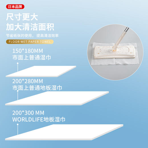 日本和匠 除菌留香地板清洁湿纸巾 商品图7