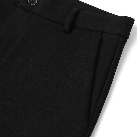 【针织磨毛】柒牌休闲长裤男2024秋冬厚款商务通勤上班保暖直筒裤	127H70160 商品图3