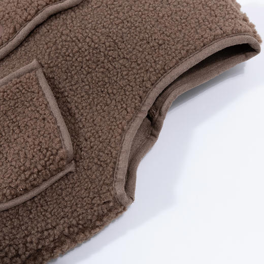 贝贝怡马甲羊羔绒女童男童2024新款可爱卡通外衣春秋保暖坎肩ZB1DS021 商品图6