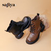 超值精选 | Safiya/索菲娅2023冬季潮酷街头粗跟英伦风圆头马丁靴 SF33912353 商品缩略图6