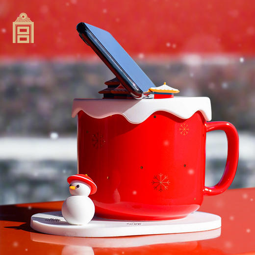 故宫文创   马克杯  故宫雪趣陶瓷国风马克杯 商品图4