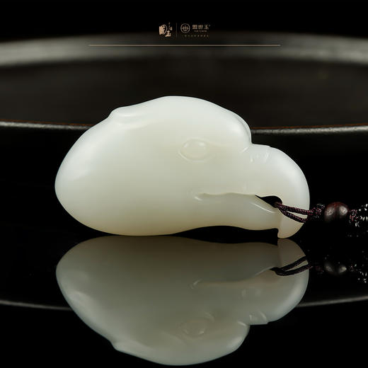 新疆国玉盟世玉和田玉羊脂玉挂件鹰（一世英武）【带证书·顺丰物流】 商品图3