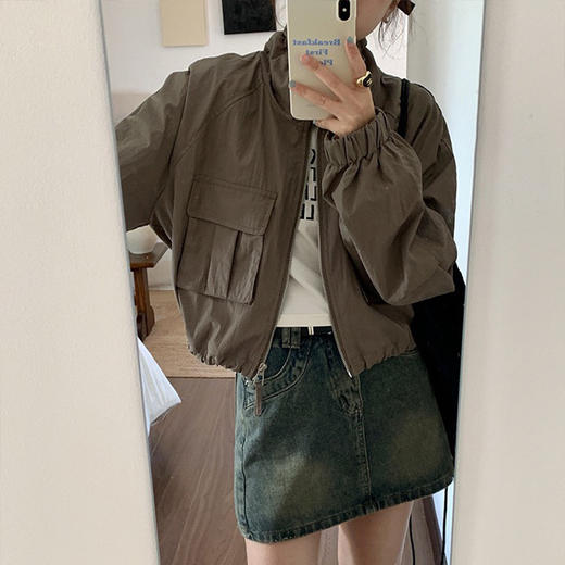 裁缝学苑AQ229薄款夹克短外套纸样女装工装风插肩上衣服装打板 商品图2