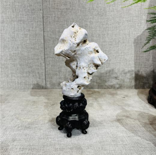 灵璧石假山（白）°摆件 商品图0