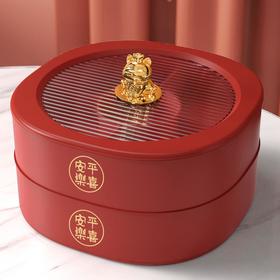 新年2024过年糖果盒家用水果盘客厅瓜子零食干果盘坚果收纳盘糖果收纳盒